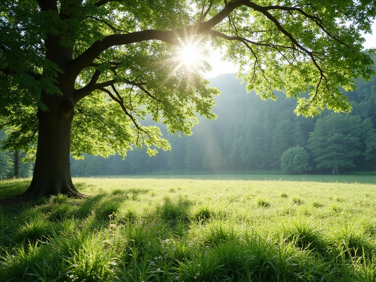 Natura rigogliosa e serena